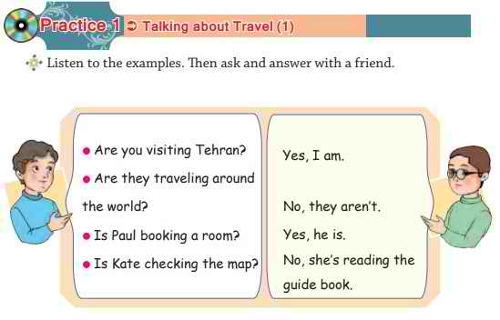 ترجمه تمرین 1 درس اول زبان نهم