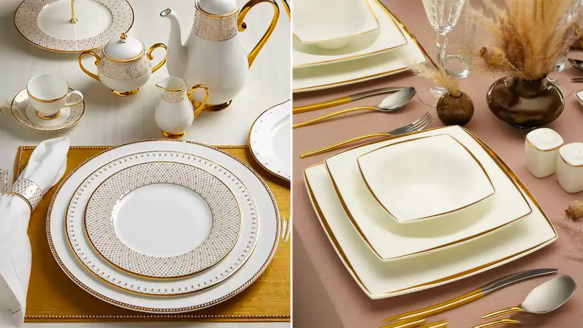 ظروف پذیرایی چینی لوکس