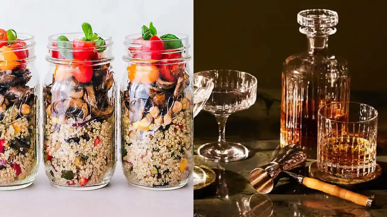 ظروف شیشه ای + زیباترین مدل های ظروف شیشه ای بسیار شیک و لاکچری