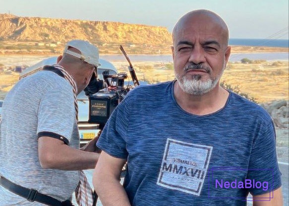 سعید آقاخانی در صحنه فیلمبرداری