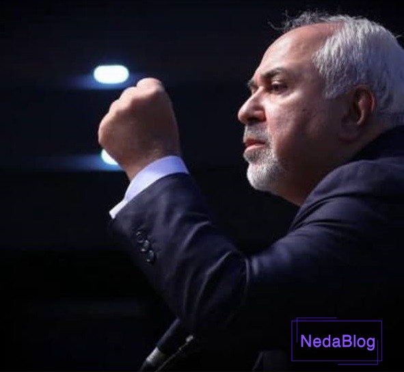 ظریف درحال سخنرانی