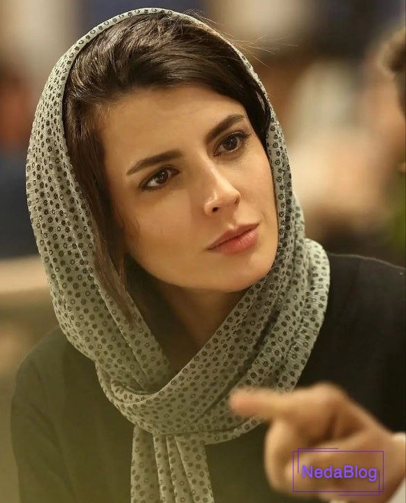 لیلا حاتمی در صحنه فیلمبرداری