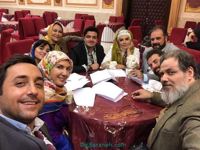 تمرین بازیگران سریال آچمز در پشت صحنه تمرین بازیگران سریال آچمز در پشت صحنه