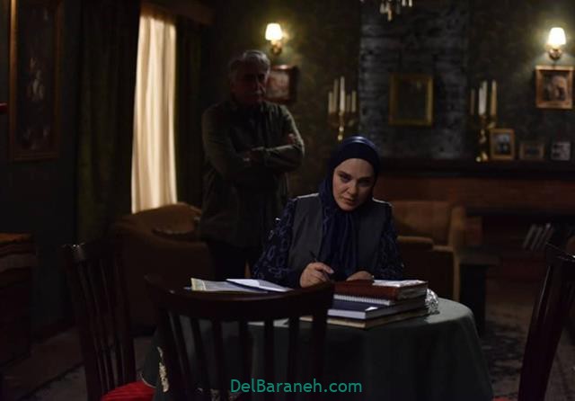 رویا نونهالی پشت صحنه سریال بوی باران 