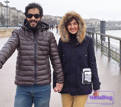 گلوریا هاردی و همسرش ساعد سهیلی