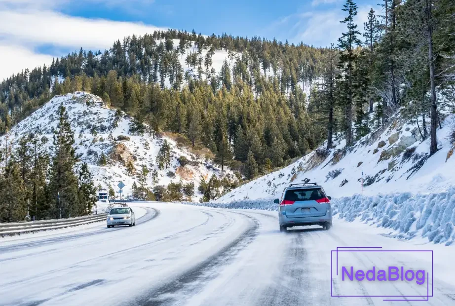 بستن زنجیر چرخ