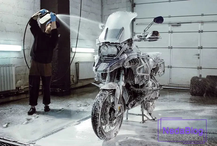 آموزش روش اصولی تمیز کردن موتور سیکلت