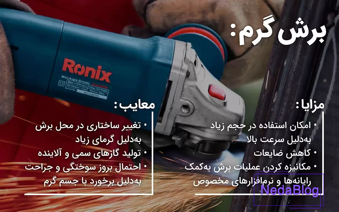 مزایا و معایب استفاده از برش گرم