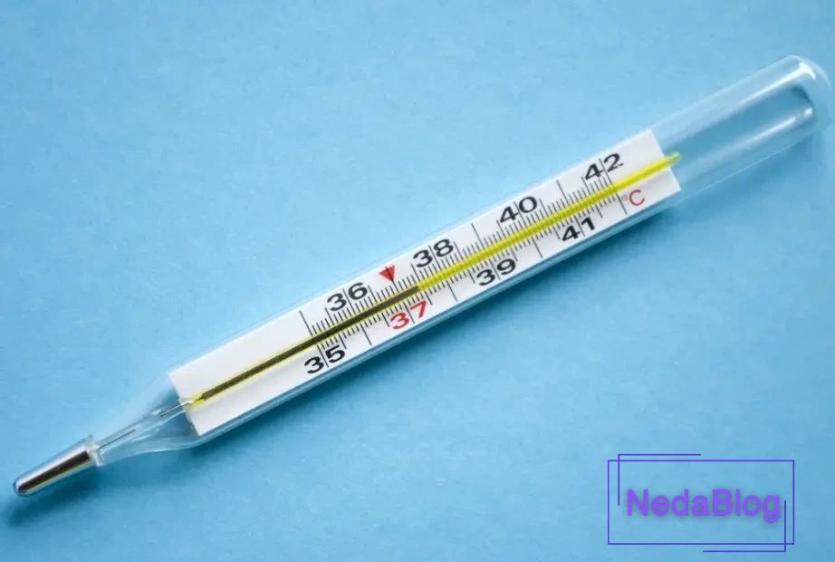 دماسنج مایع در شیشه