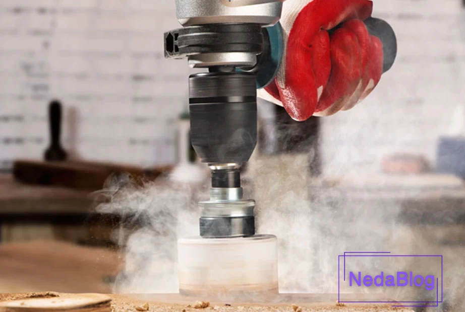 مته گردبر چوب