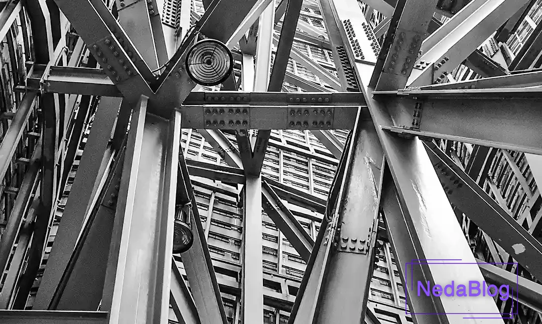 اسکلت فلزی با محوریت نوع اتصال پیچ و مهره ای