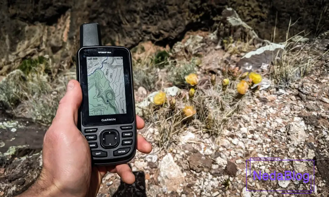 نقشه‌های توپوگرافی در دستگاه جی پی اس