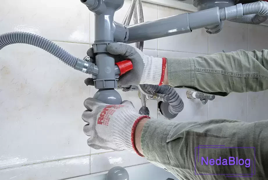 بستن سیفون های کوچک زیر سینک