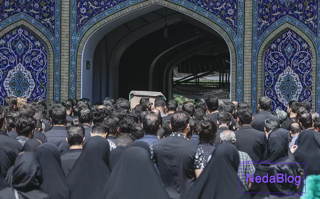 خاکسپاری حاج محمدجواد رامخو در حرم حضرت عبدالعظیم حسنی