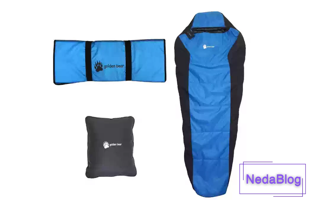 کیسه خواب کنتال مدل gldn bear همراه بالشت