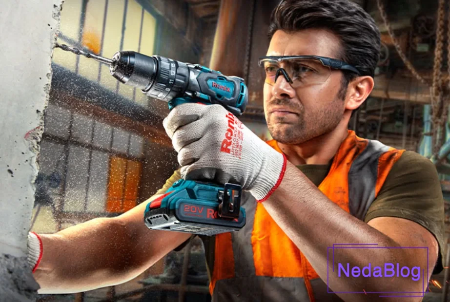 کار با دریل شارژی رونیکس