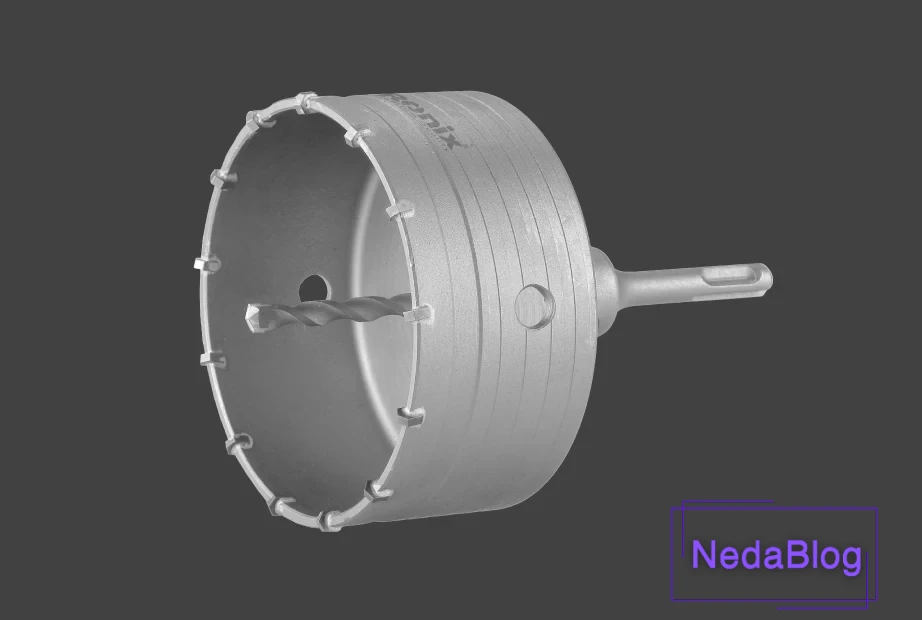 مته گردبر بتن