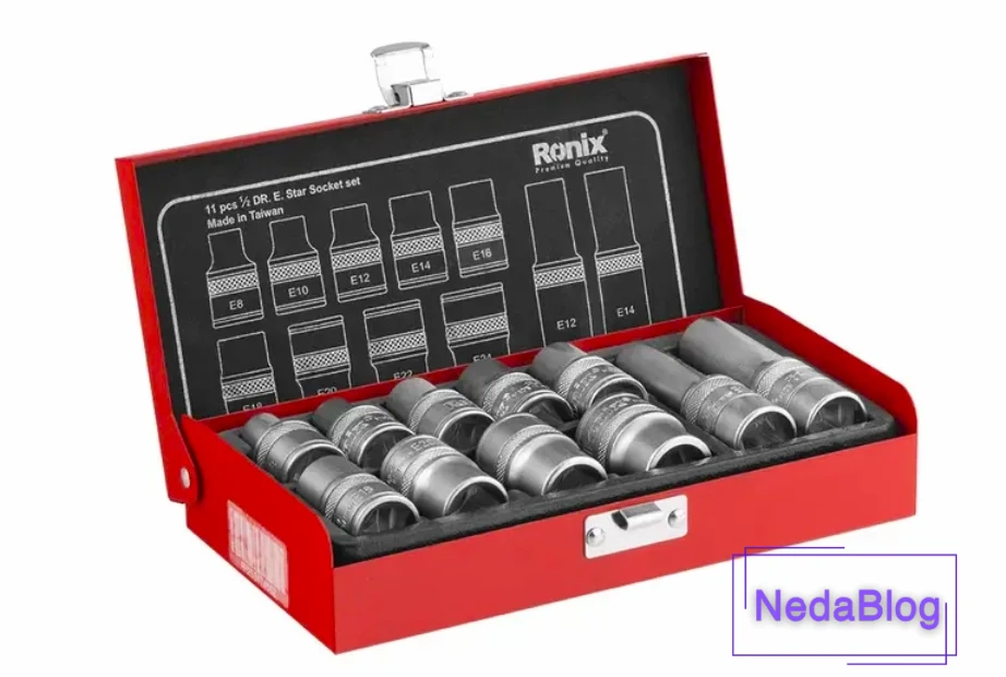 جعبه بکس 2/1 اینچ 11 پارچهE رونیکس