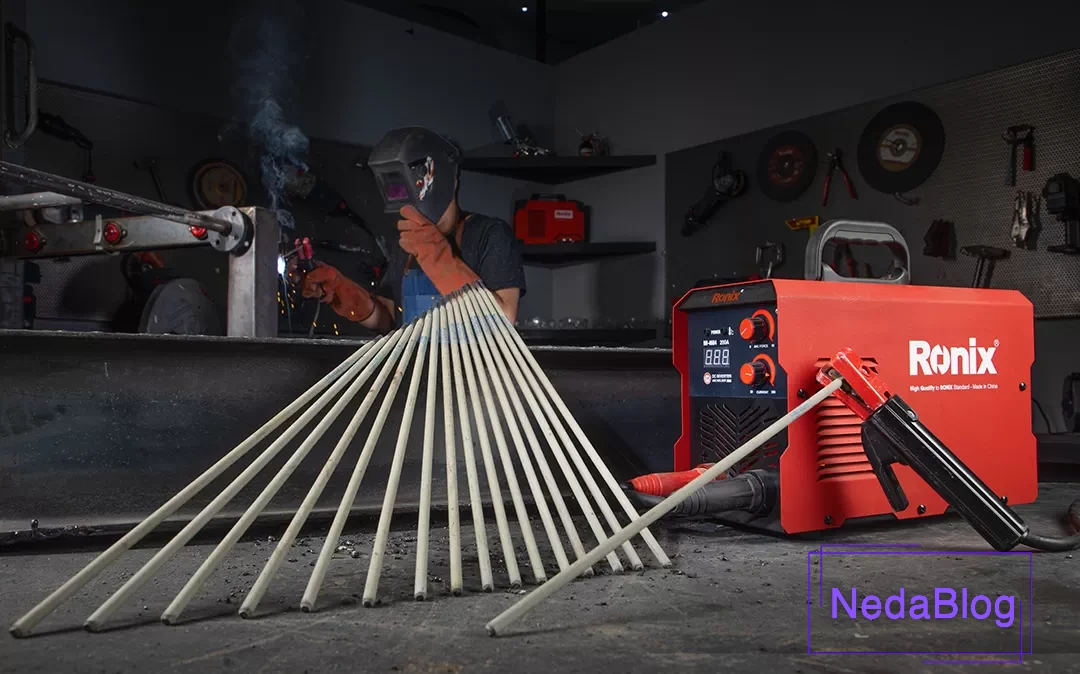 20 دقیقه جوشکاری با 15 عد الکترود پنج