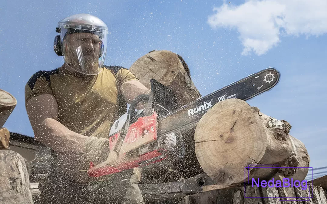 نحوه کار با اره موتوری