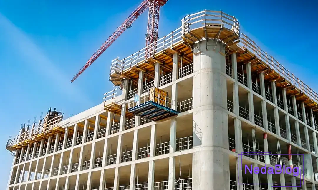  وال پست در اسکلت بتنی