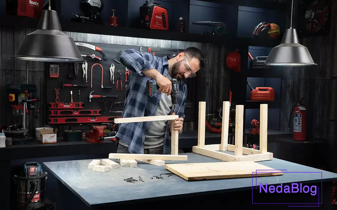 ساخت میز چوبی