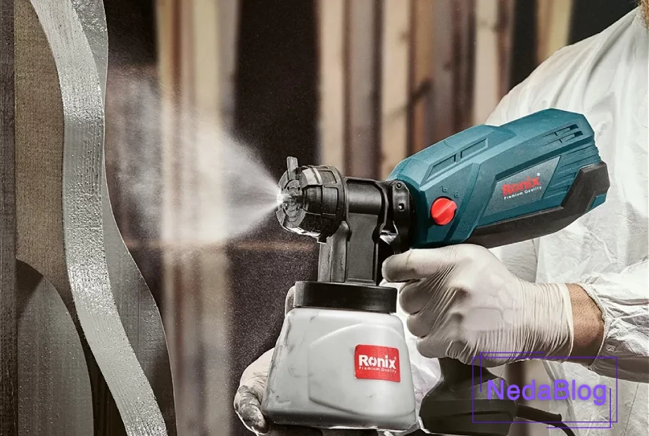 عکس پیستوله برقی 600 وات HVLP مدل 1360