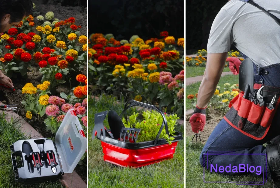 تصویر کیت ابزارهای باغبانی رونیکس