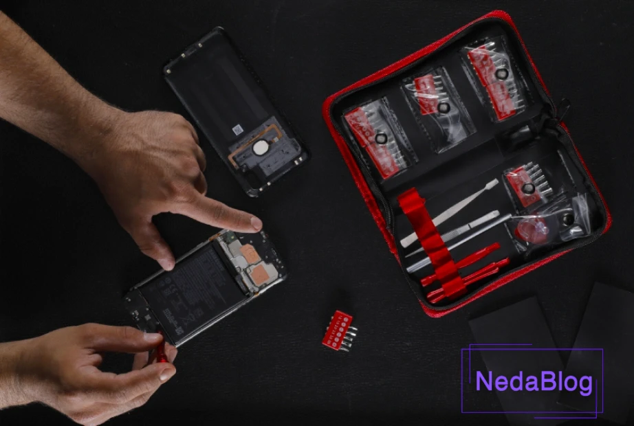 تصویر کیت تعمیرات موبایل رونیکس 