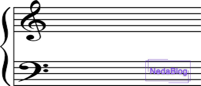 خطوط حامل در موسیقی