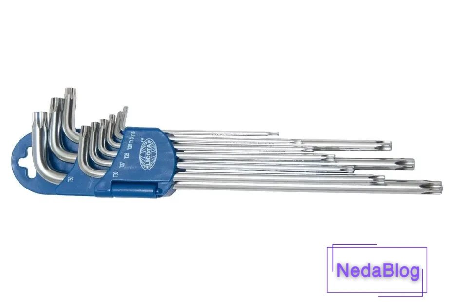 مجموعه 9 عددی آچار آلن ستاره ای لیکوتا مدل 2TX30091DPM