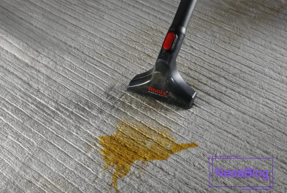 پاک کردن لکه فرش