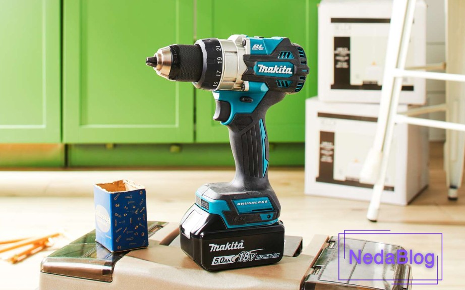 دریل شارژی ماکیتا با بدنه‌ای ارگونومیک