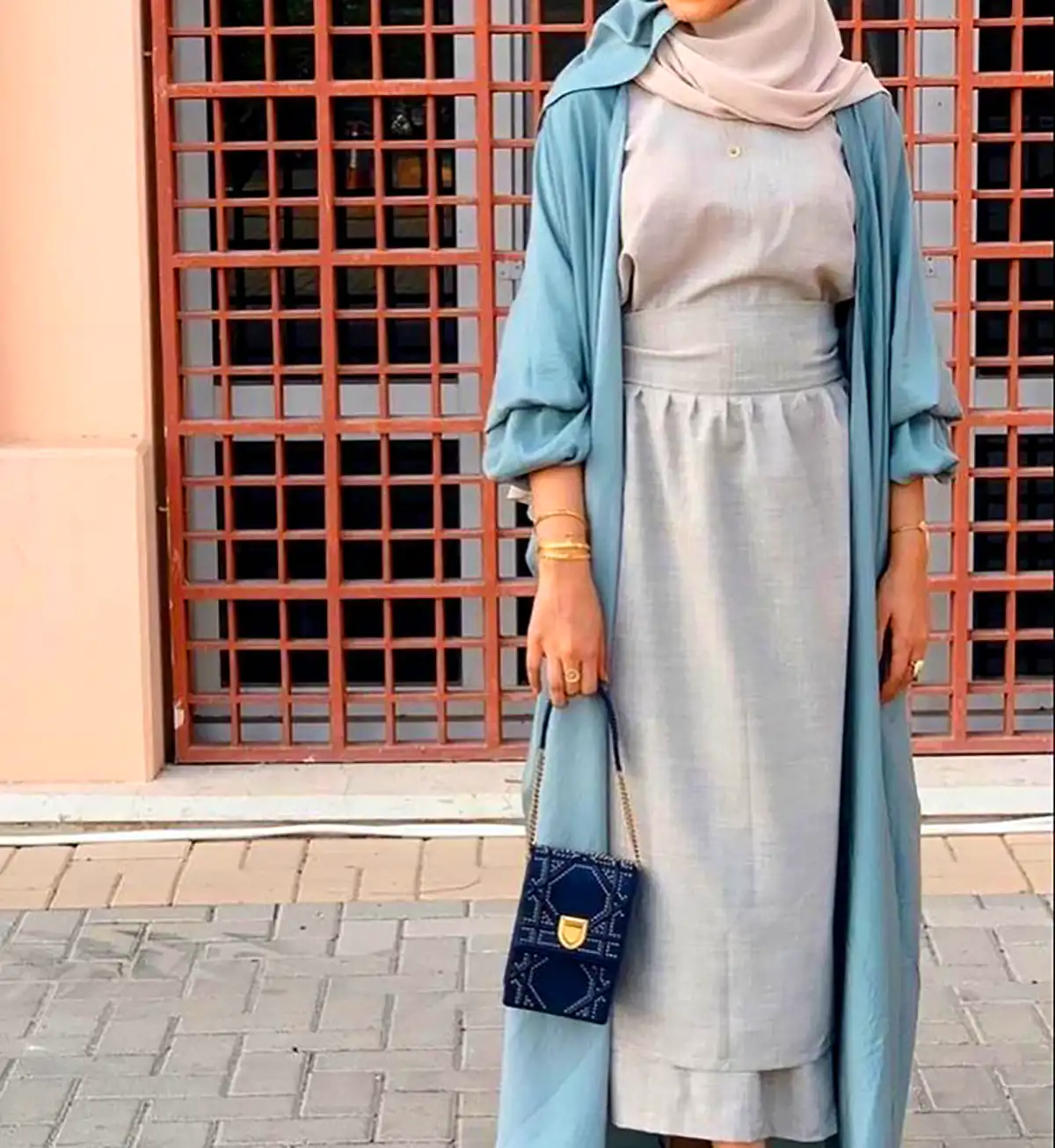 مانتو عبایی بلند کرپ