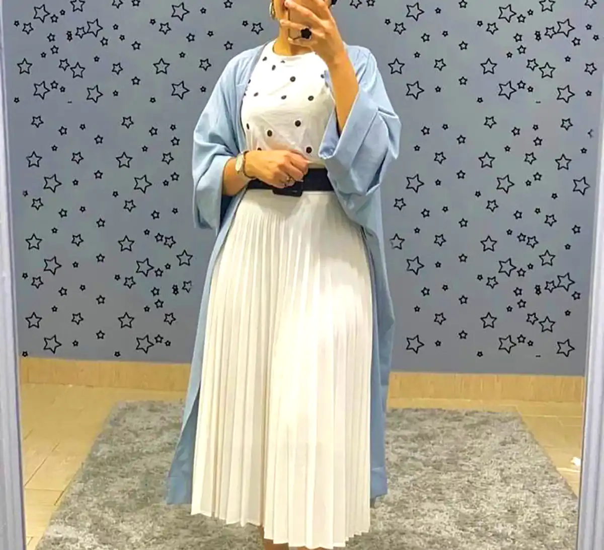 مانتو عبایی بلند کرپ