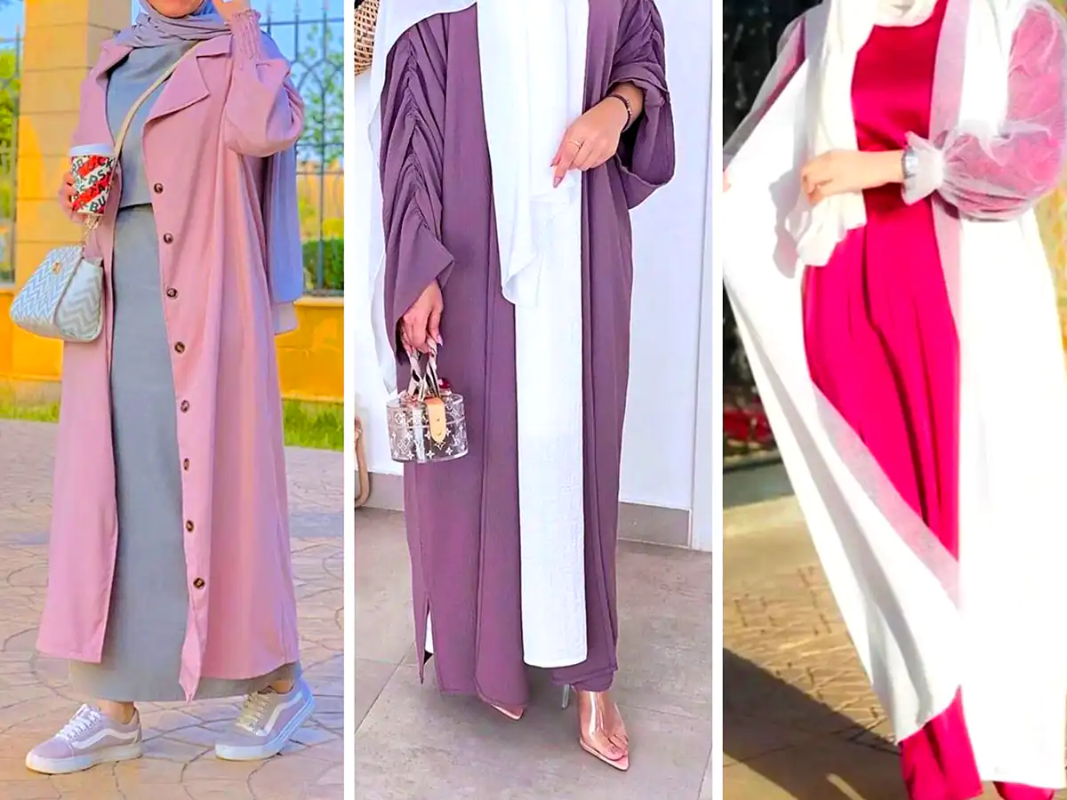 مانتو عبایی بلند کرپ