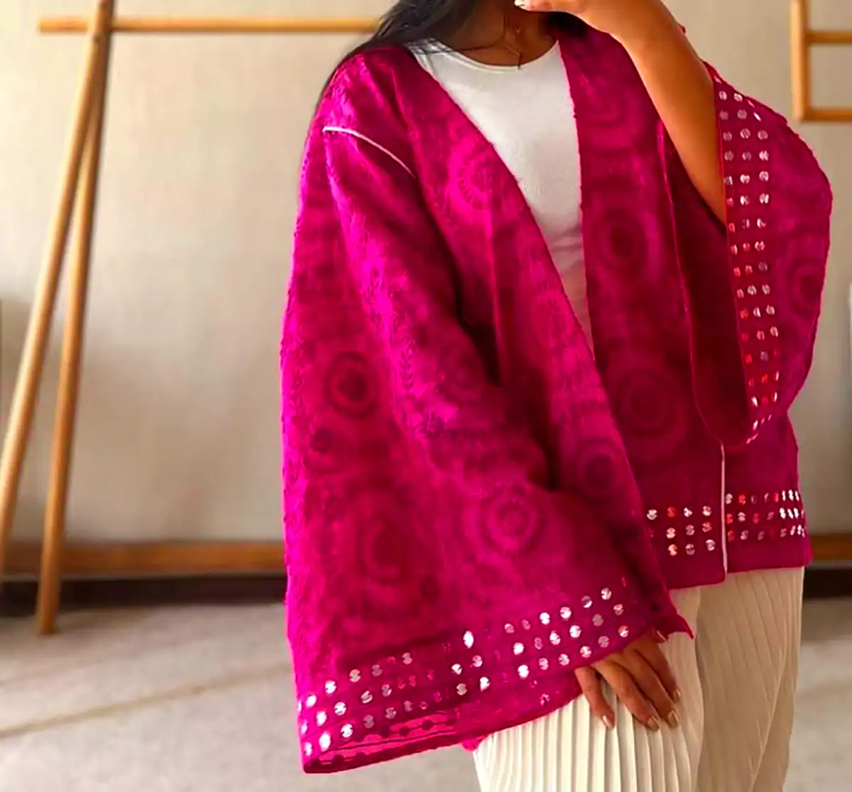 مانتو کرپ شیک و عروسکی