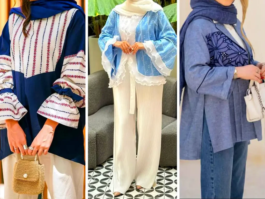 مانتو کرپ شیک و عروسکی