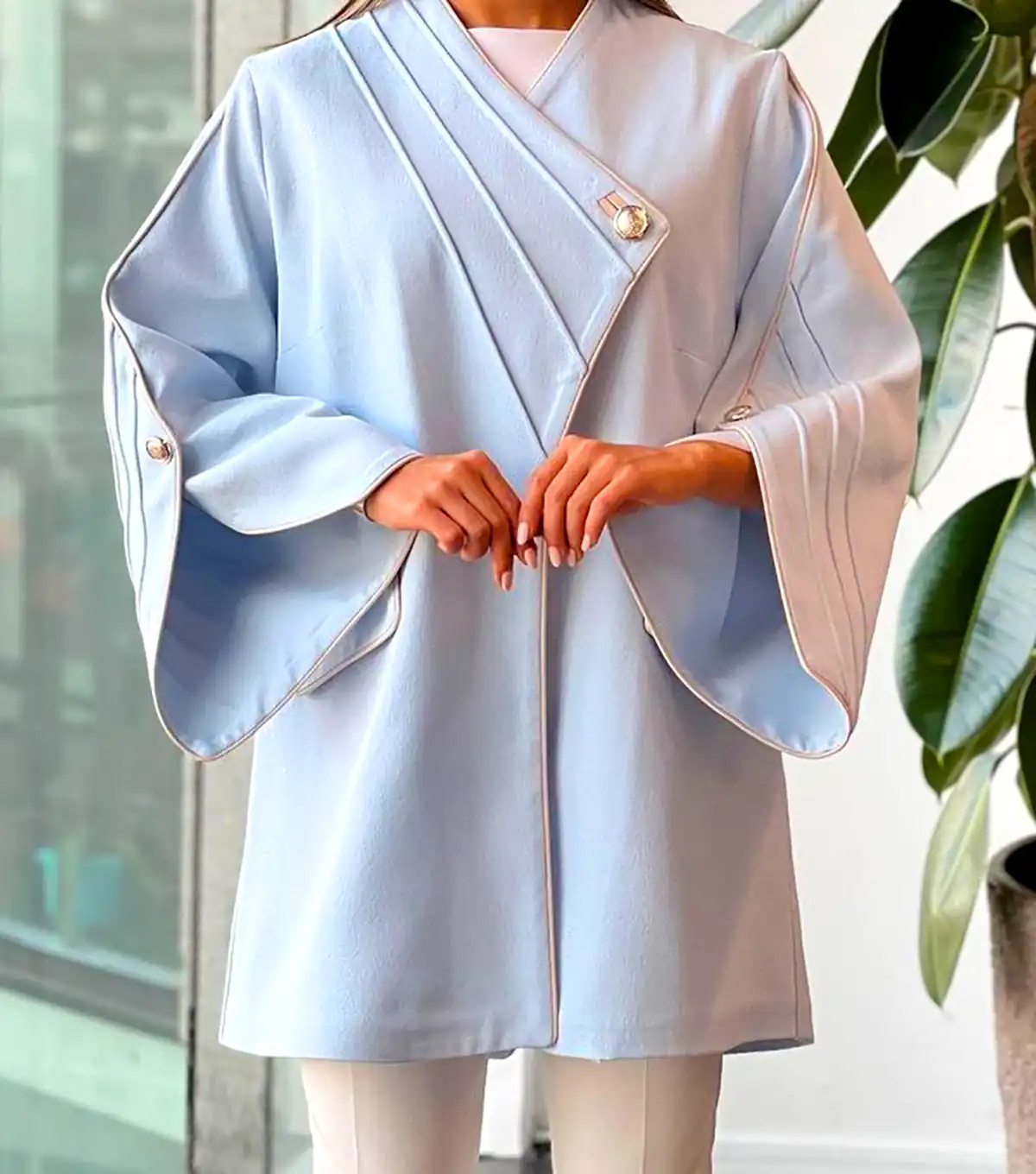 مانتو کرپ شیک و عروسکی