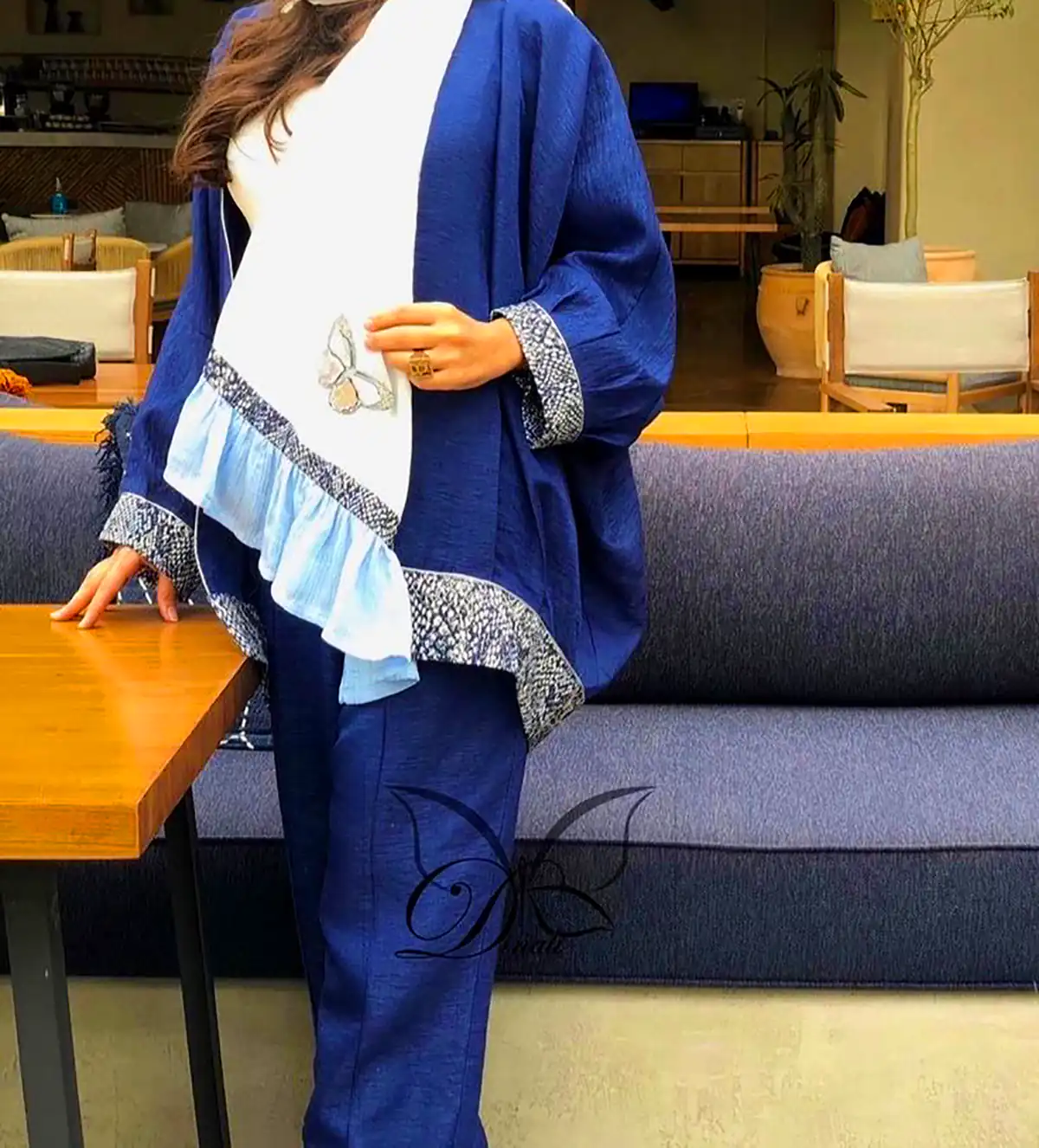 مانتو کرپ شیک و عروسکی