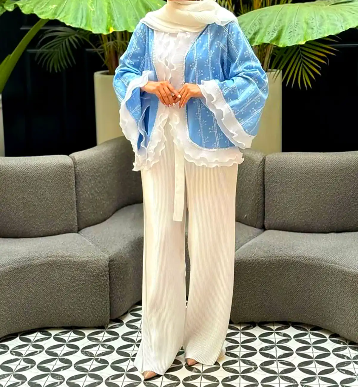 مانتو کرپ شیک و عروسکی