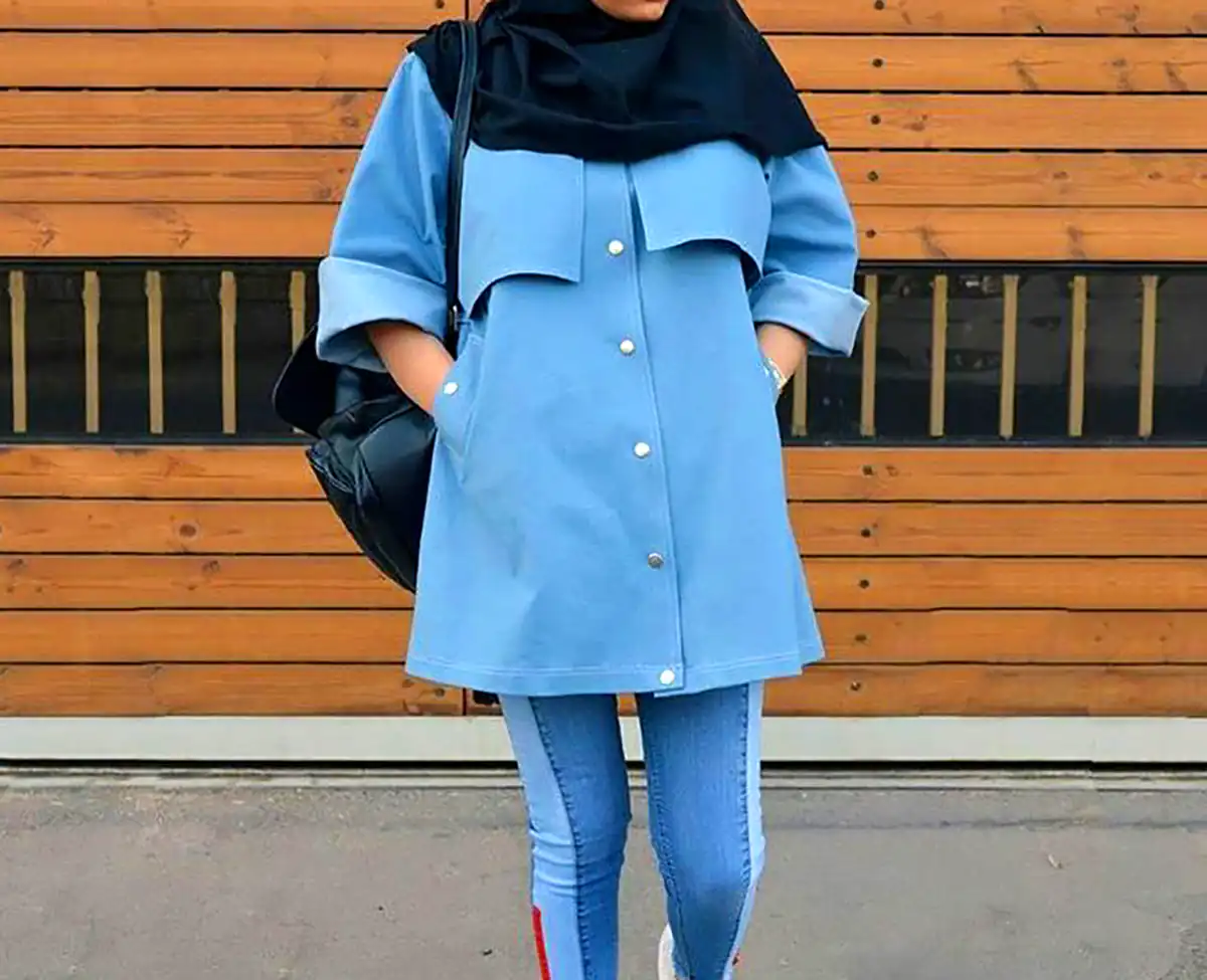 مانتو کتانی اسپرت