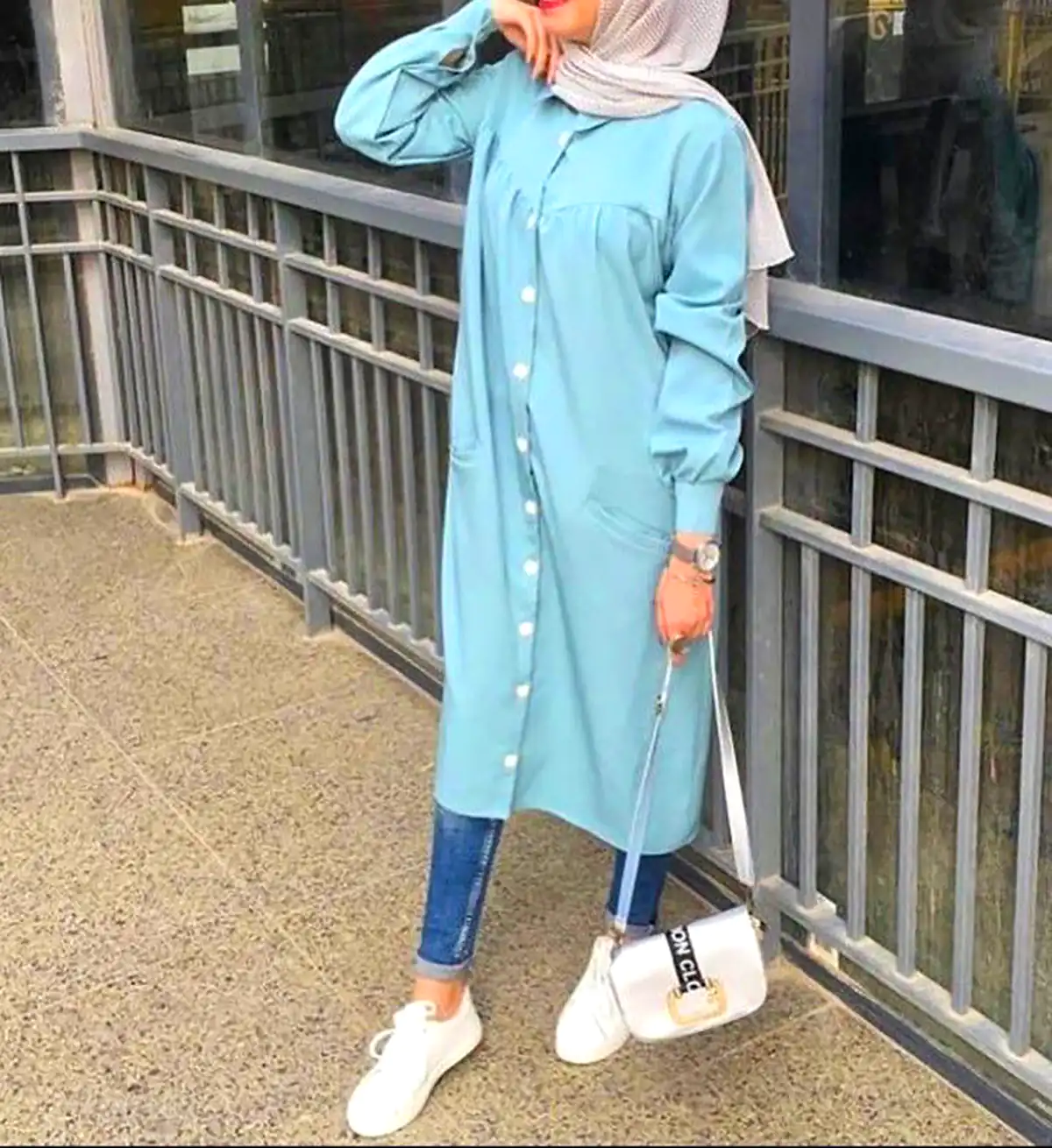 مانتو کتانی اسپرت