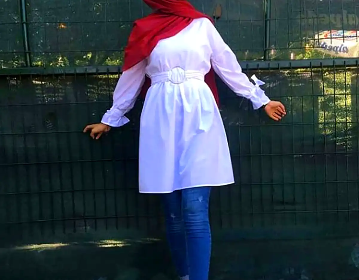 مانتو کتانی اسپرت