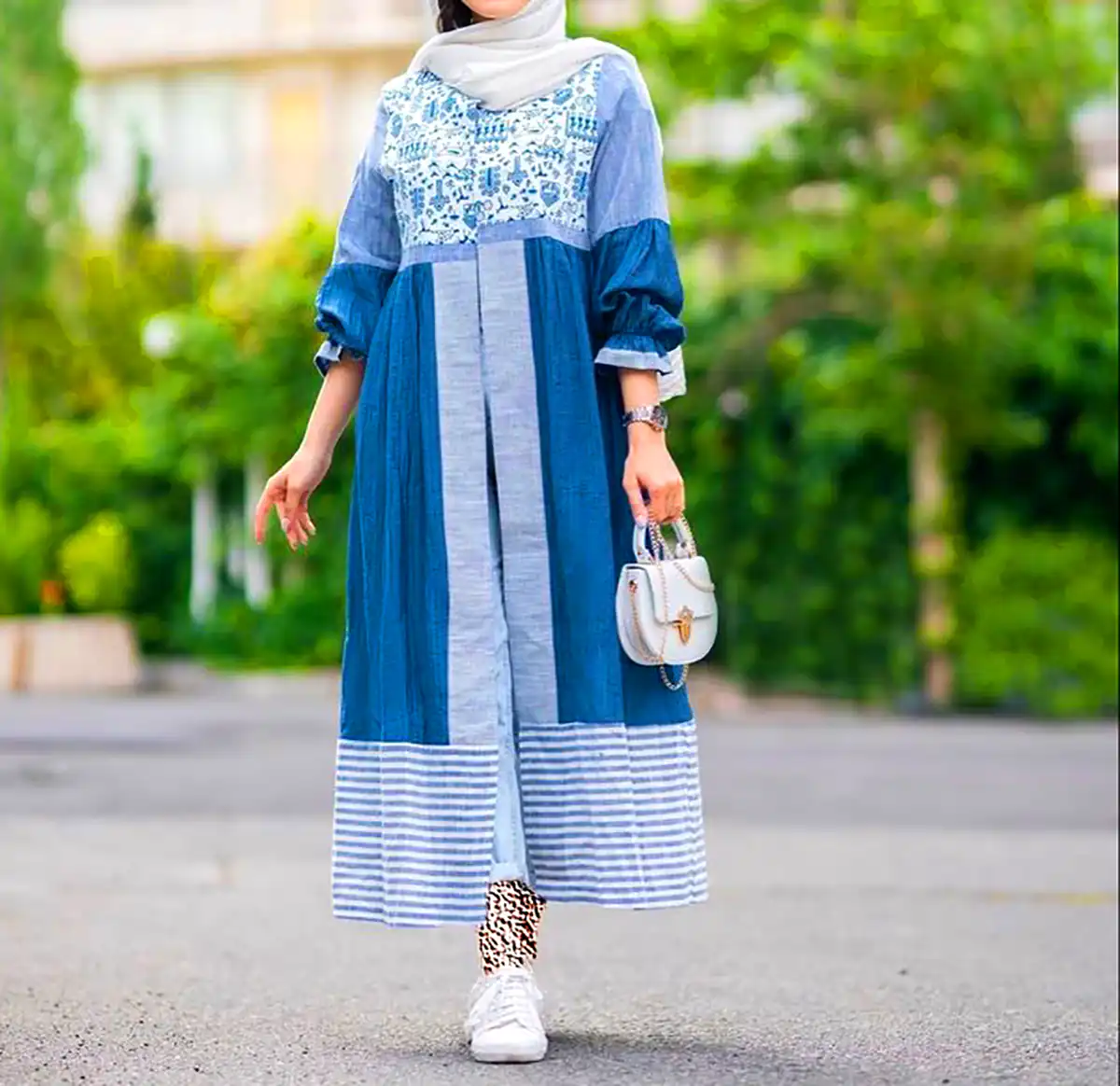 مانتو نخی چیندار