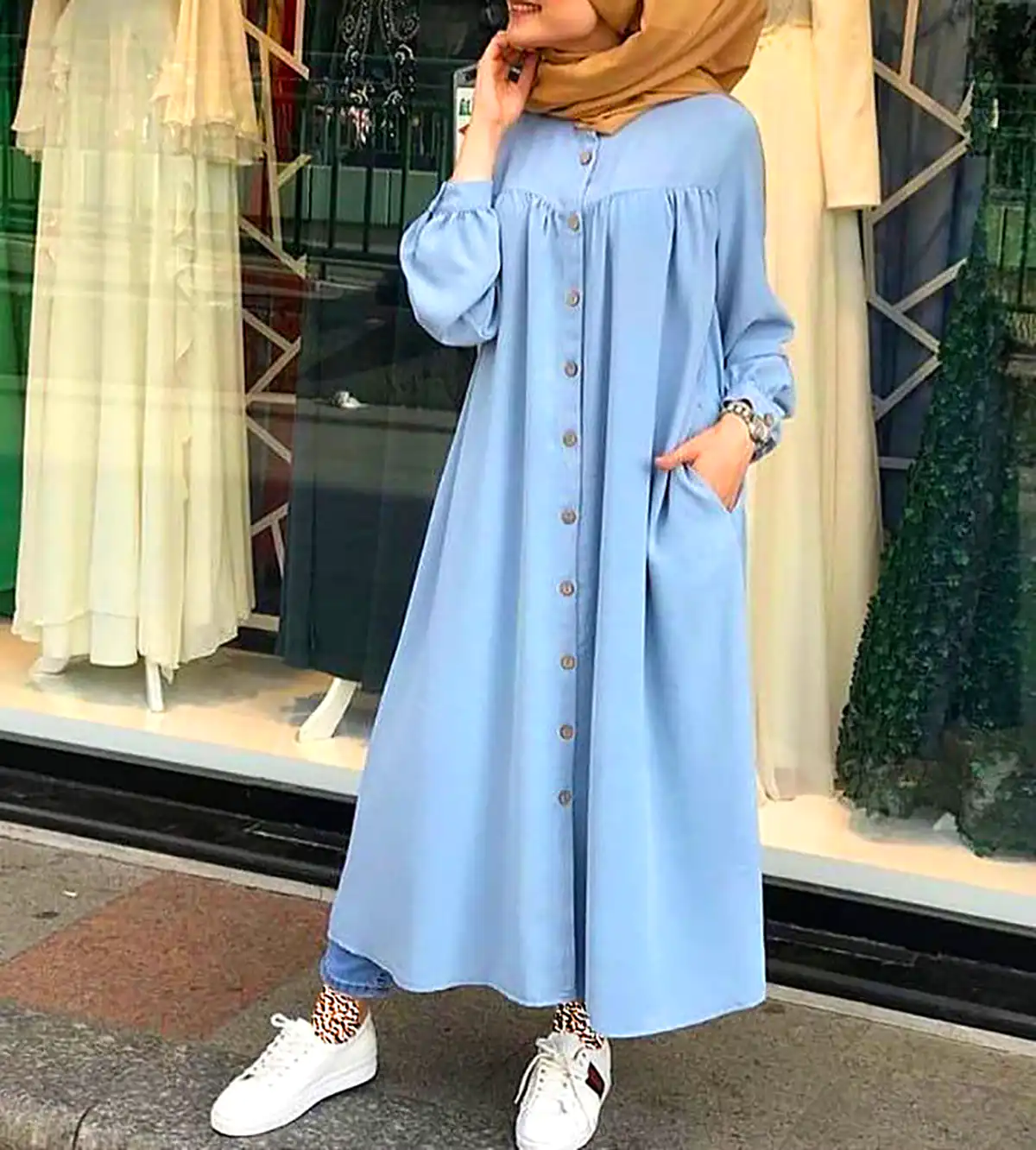 مانتو نخی چیندار