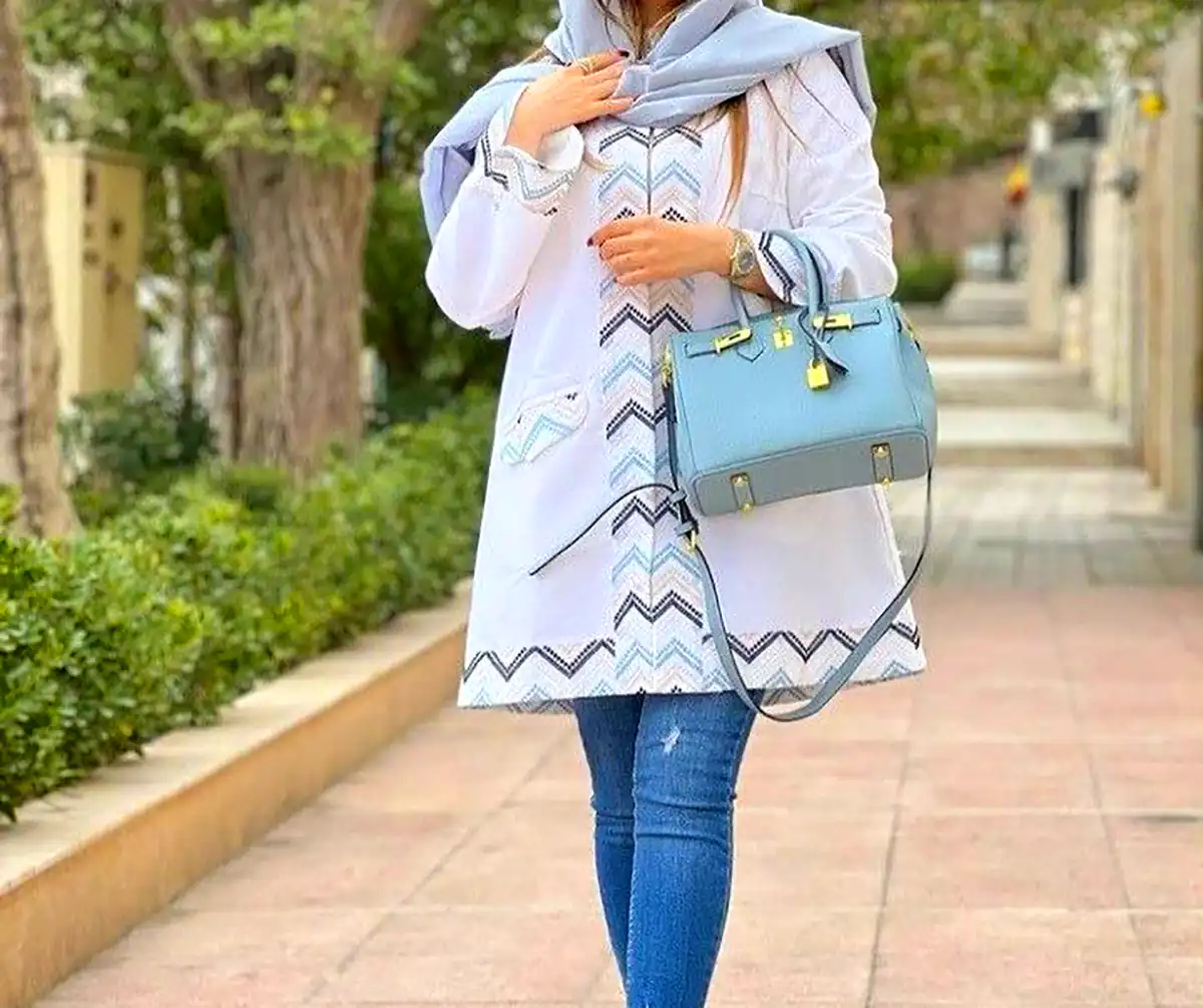 مانتو رنگی پر انرژی