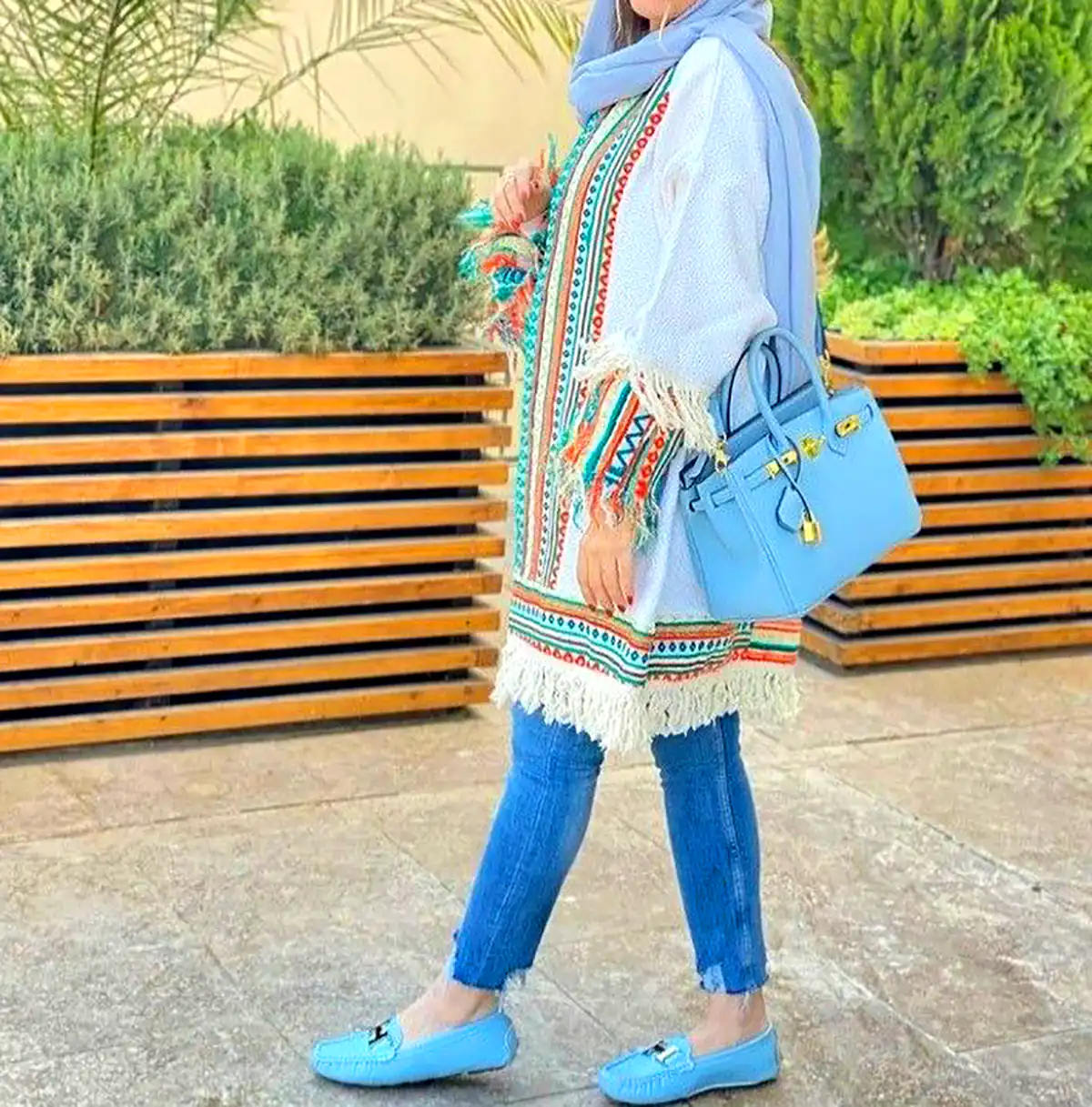 مانتو رنگی پر انرژی
