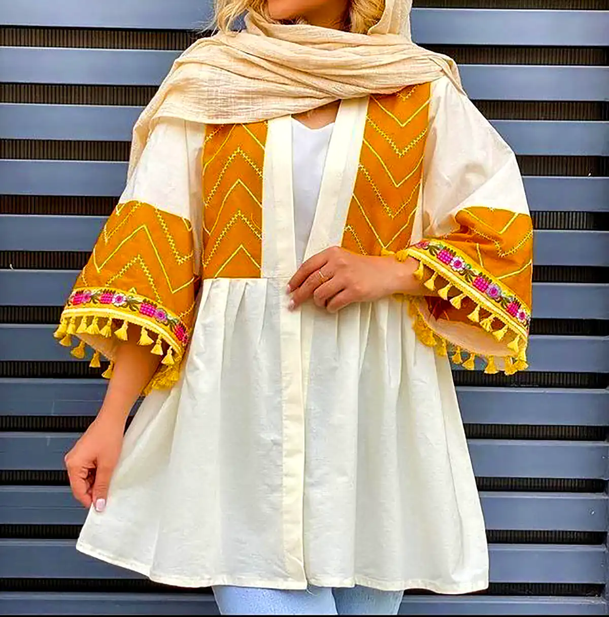 مانتو رنگی پر انرژی