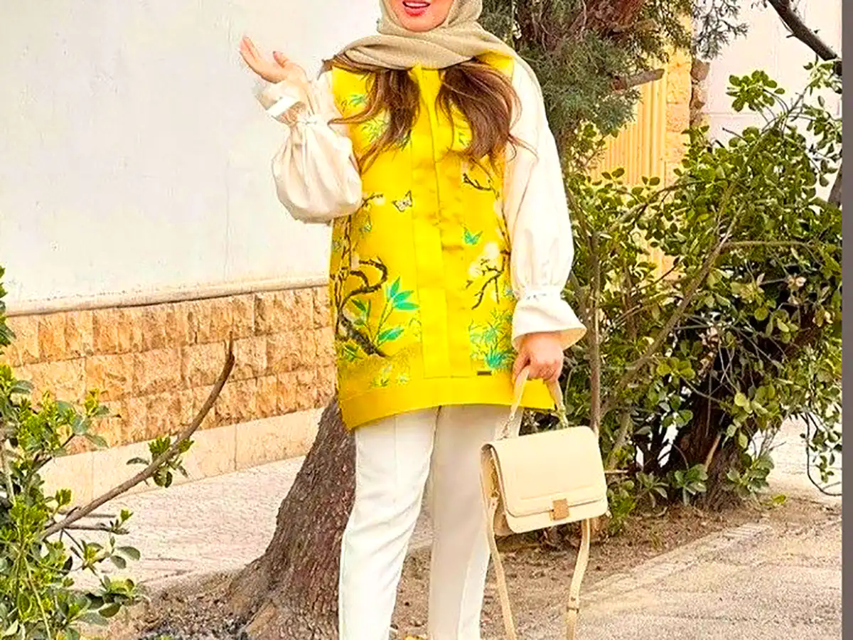 مانتو رنگی پر انرژی